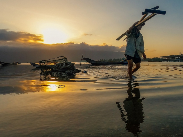 Du lịch - Màu hoàng hôn ở Lập An
