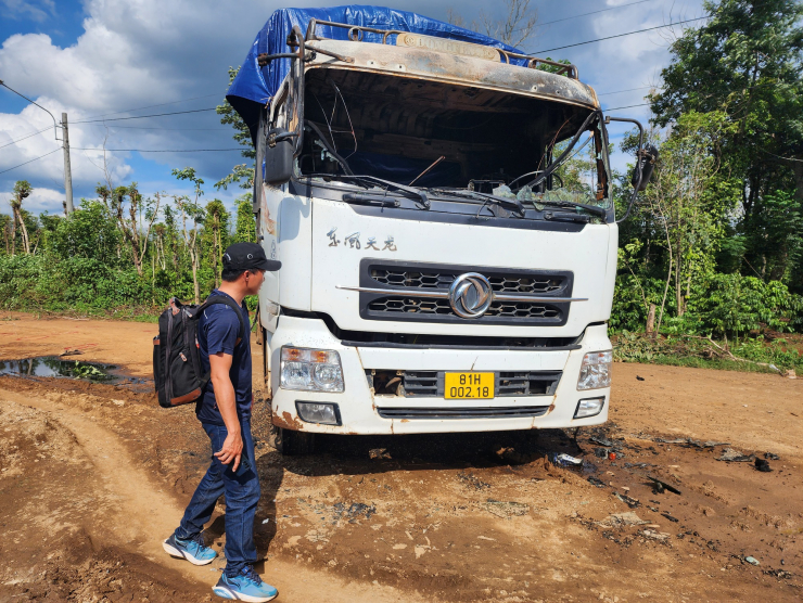 Tài xế xe tải 2 lần thoát chết trong vụ tấn công trụ sở UBND xã ở Đắk Lắk - 1