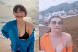 Đời sống Showbiz - Lã Thanh Huyền diện áo trễ vai, Khả Ngân cũng không kém phần quyến rũ