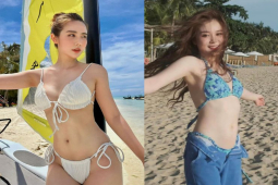Đời sống Showbiz - "Phát sốt" trước body mướt mắt của dàn mỹ nhân U40 khi diện bikini