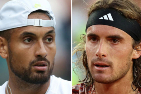 Tsitsipas lớn tiếng mắng "Trai hư" Kyrgios khi thi đấu ở Wimbledon