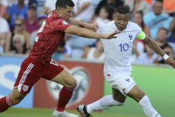 Video bóng đá Gibraltar - Pháp: Mbappe chói sáng, vùi dập 3 bàn (Vòng loại EURO)