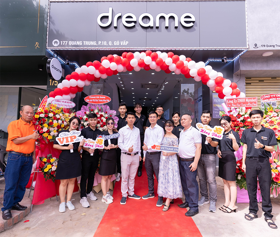 Khai trương store chính hãng đầu tiên của Dreame tại Việt Nam, địa chỉ 177 Quang Trung, Phường 10, Quận Gò Vấp, TP. Hồ Chí Minh
