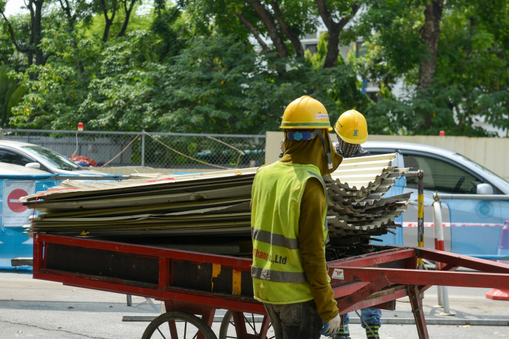 Tháo rào trên đường Kim Mã sau gần 3 năm thi công ga ngầm đường sắt Nhổn - ga Hà Nội - 5