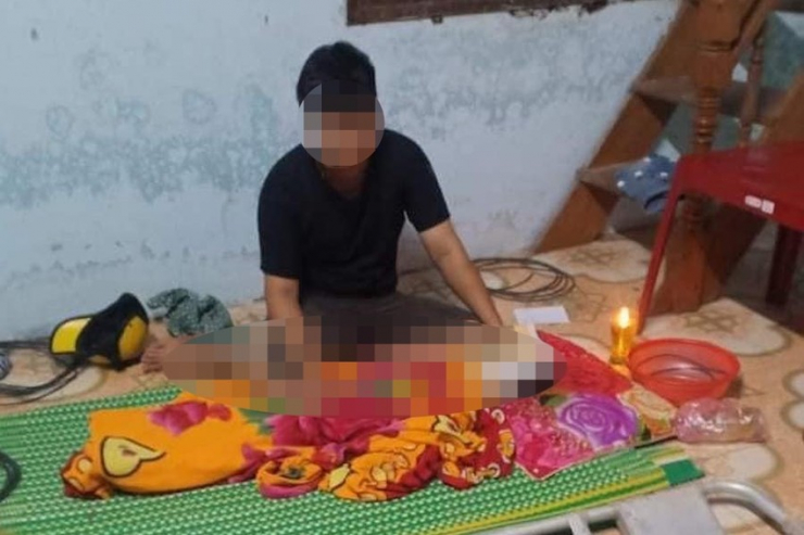 Cháu H không may bị trượt chân, ngã xuống sông tử vong. Ảnh: CTV