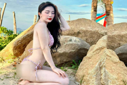 Làm đẹp - Quỳnh Nga sở hữu body tuyệt đẹp: Khung xương chậu điểm 10, bụng nổi múi "sầu riêng"