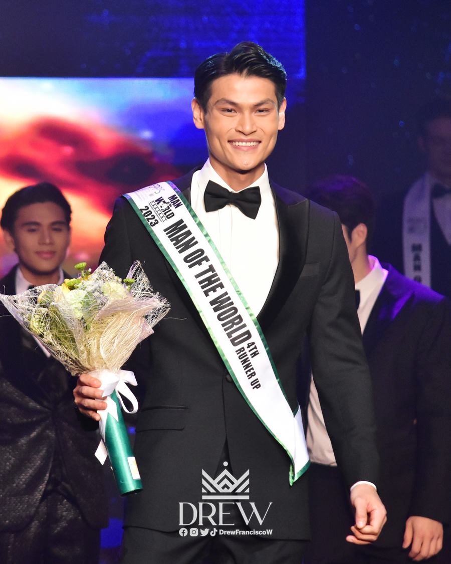 Lâm Kim Khánh đạt giải thưởng á vương 4 của Nam vương thế giới 2023.