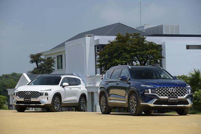 Giá xe Hyundai Santa Fe niêm yết và lăn bánh tháng 6/2023 - 4