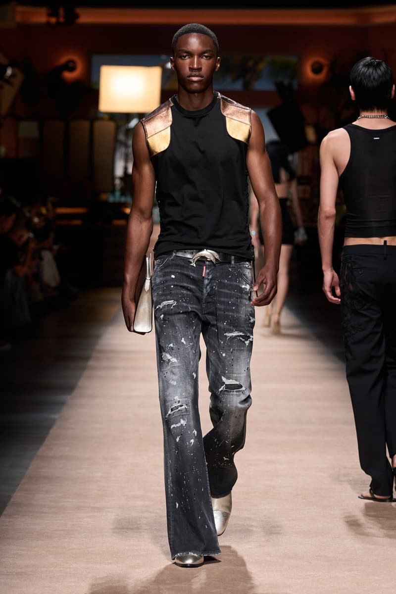 Show Dsquared2 2024 lăng xê phong cách khoe da thịt táo bạo - 2