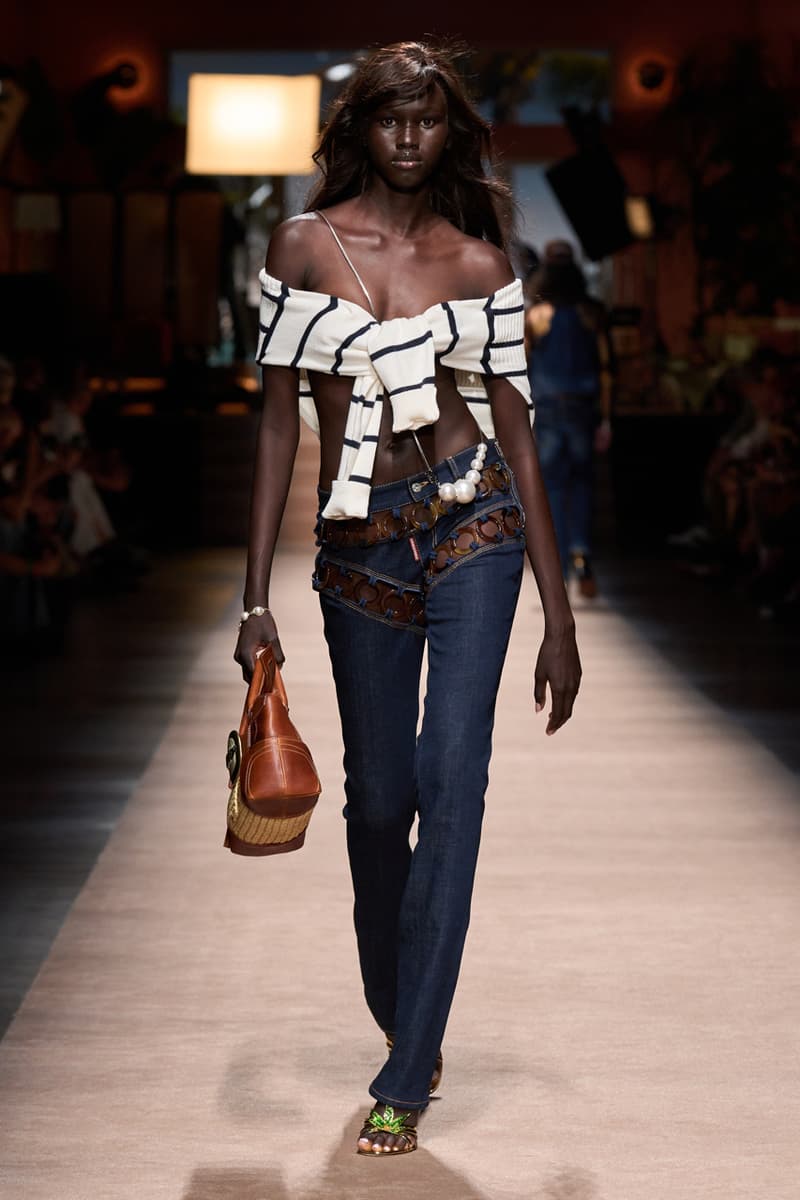 Show Dsquared2 2024 lăng xê phong cách khoe da thịt táo bạo - 8