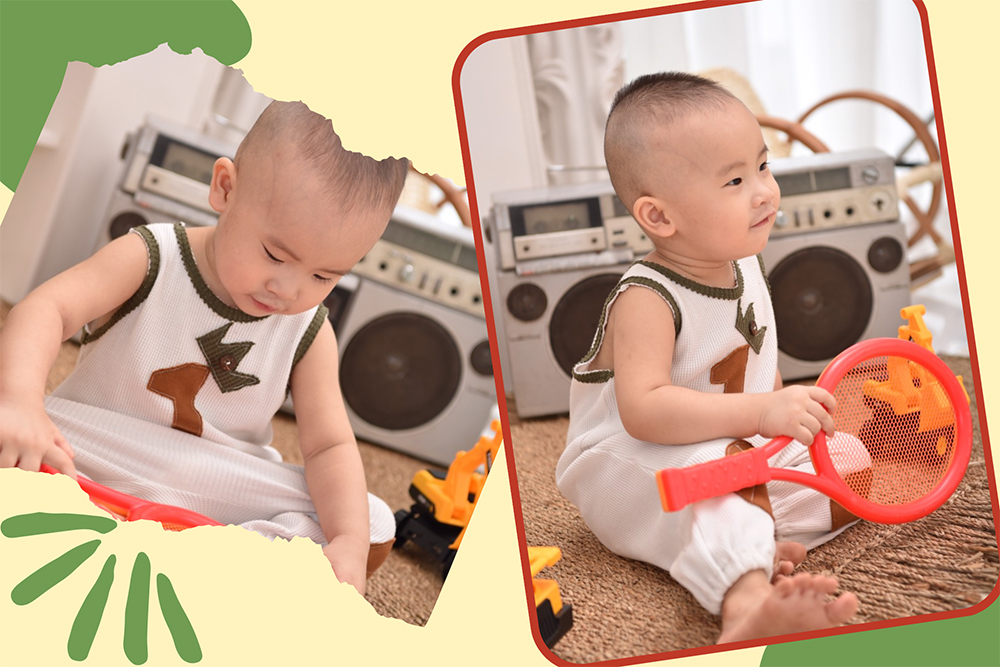 Đu đủ những tháng đầu đời trộm vía khỏe mạnh, vui chơi