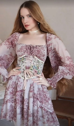 Cô gái Nga chuộng áo nịt thời Phục Hưng khoe nét đẹp như bước ra từ tranh vẽ - 5