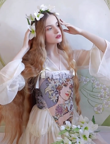 Cô gái Nga chuộng áo nịt thời Phục Hưng khoe nét đẹp như bước ra từ tranh vẽ - 3