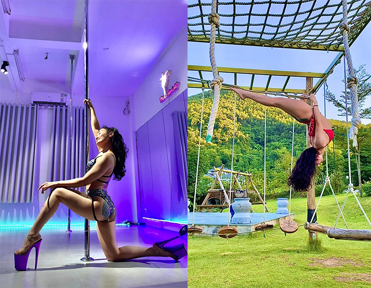 “Múa cột cần sự bám dính và ma sát từ da tay, da người, phần da tiếp xúc tại các điểm bám dính trên cột. Nên phần da là phần rất quan trọng cần có quá trình tập luyện. Ngoài ra, việc tập luyện bền bỉ, đều đặn mới thấy rõ sự cải thiện rõ rệt”.