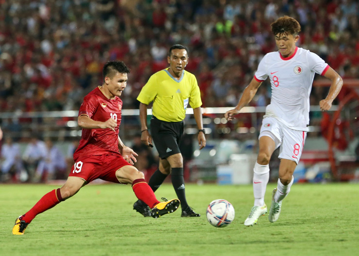 ĐT Việt Nam có thắng lợi vất vả 1-0 trước ĐT Hong Kong (Trung Quốc)