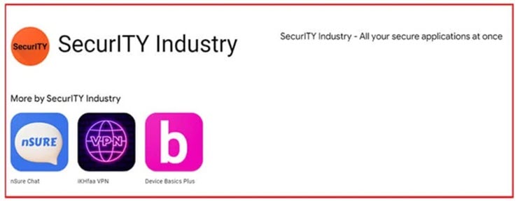 Danh sách các ứng dụng độc hại của SecurITY Industry.