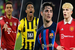 Bóng đá - "Cậu bé vàng" 2023: Garnacho đấu Bellingham 100 triệu euro, top 10 cực chất