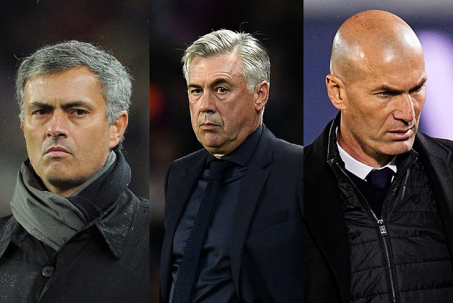 Lộ ứng viên thay Ancelotti ở Real Madrid: Mourinho - Zidane tranh "ghế nóng"