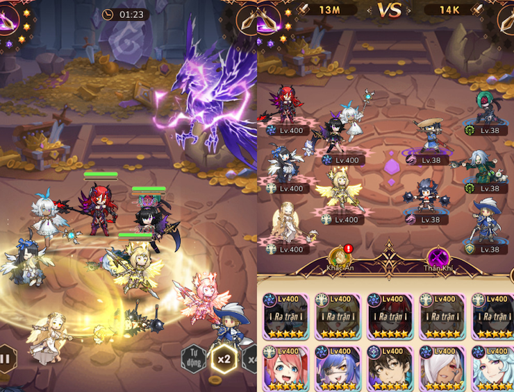 Một số hình ảnh của&nbsp;Chiến Thần AFK.