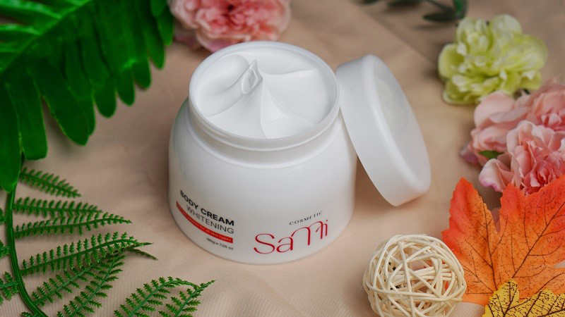 Body Sami - Kem dưỡng trắng da không gây bết dính