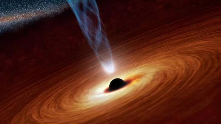 Lỗ đen quái vật - Ảnh: SPACE