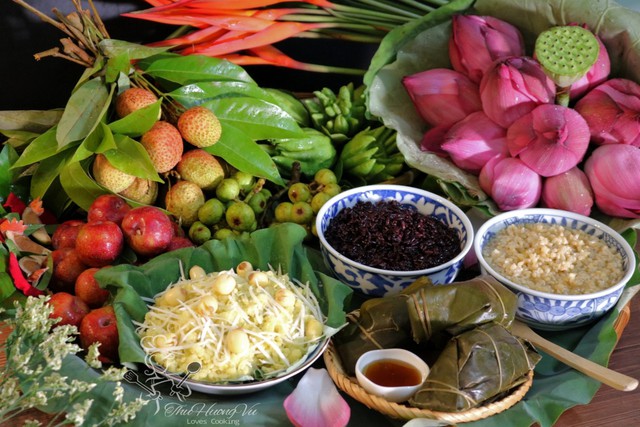 Món cái rượu không thể thiếu trong mâm cỗ cúng.