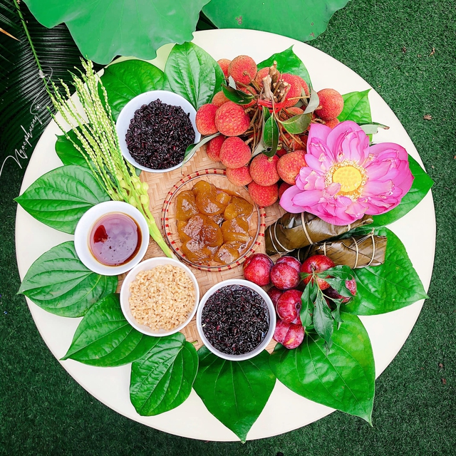 Món cái rượu được làm từ gạo nếp thơm ngon, hấp dẫn. Ảnh: Ngọc Phương