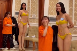 Thời trang - "Người đẹp có đôi chân dài nhất showbiz Việt Nam" diện bikini "gây sốt" mạng xã hội