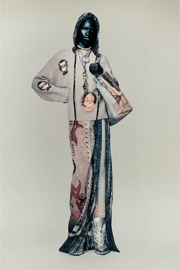 Acne Studios lăng xê phong cách quần biker, áo ôm sát - 9