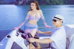 Giải trí - Phương Oanh - Shark Bình "chụp ảnh cưới" ở Hạ Long, Văn Hậu - Hải My cũng hẹn hò trên du thuyền sang chảnh