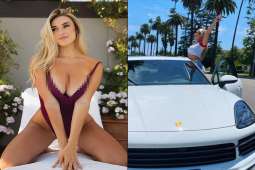 Thể thao - Người đẹp bóng chuyền đọ sắc mỹ nữ thể dục Olivia Dunne, mới tậu "xế hộp" mơ ước