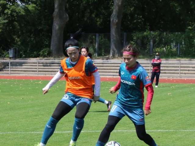 Đội tuyển nữ Việt Nam đá trận giao hữu đầu tiên tại Đức