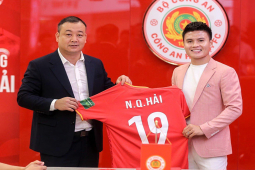 Quang Hải chính thức ra mắt CLB Công an Hà Nội, nóng lòng gặp đồng đội mới