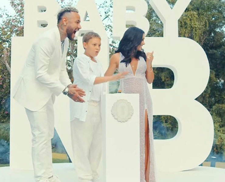 Neymar mở tiệc tiết lộ đứa con sắp chào đời của anh và bạn gái Bruna Biancardi sẽ là con gái