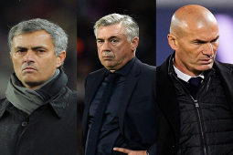 Lộ ứng viên thay Ancelotti ở Real Madrid: Mourinho - Zidane tranh ”ghế nóng”