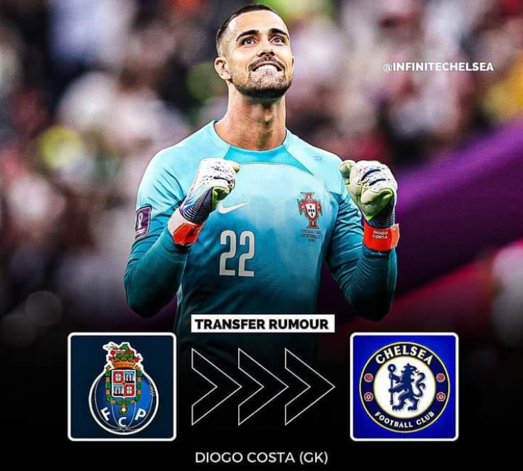 Chelsea sẵn sàng chi 64 triệu bảng cho Diogo Costa với điều kiện trả góp trong 3 đợt