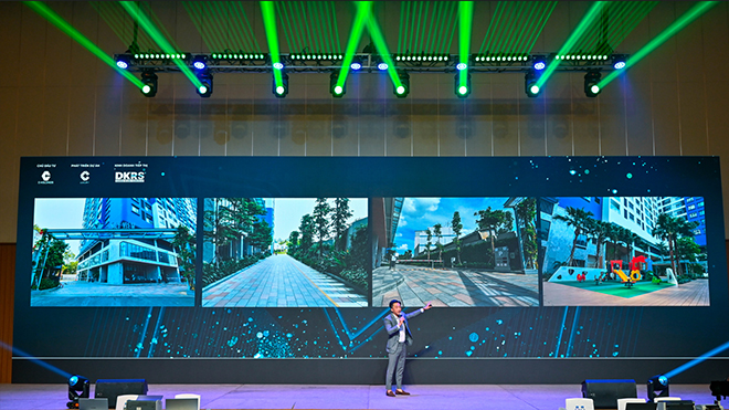 Ông. Nguyễn Quốc Cường - Chủ tịch HĐQT C-Holdings chia sẻ giá trị khác biệt của The Maison mang đến cho cư dân một cuộc sống tiện nghi, cộng đồng gắn kết, hữu ích