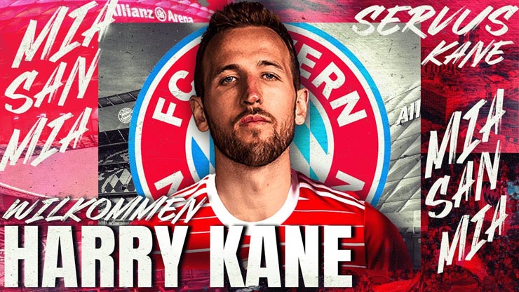 Kane sắp về Bayern với giá 85 triệu bảng