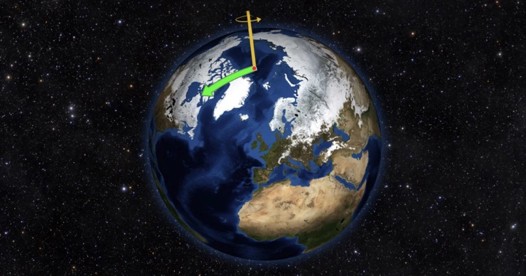 Nghiên cứu mới cho thấy trục Trái đất nghiêng vì tác động của con người.