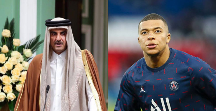 Tiểu vương Qatar Tamim bin Hamad Al Thani sẵn sàng chi 200 triệu euro để đưa Kylian Mbappe rời PSG hè này
