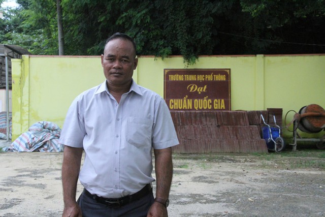 Anh Y Sem Ja - thí sinh lớn tuổi nhất tại Hội đồng thi huyện Lắk (tỉnh Đắk Lắk). Ảnh: TL