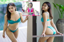 Mỹ nhân chạy bộ Thái Lan diện bikini xanh khoe vẻ đẹp yêu kiều