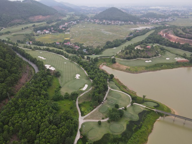 Sân golf Yên Dũng, Bắc Giang muốn mở rộng thêm 18 lỗ (ảnh K.L)