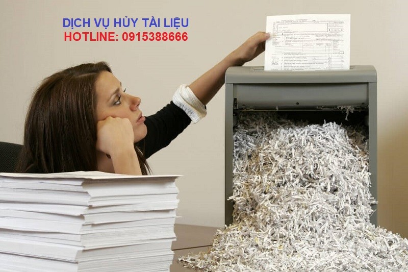 Thuê máy huỷ tài liệu là cách được nhiều đơn vị nhỏ áp dụng