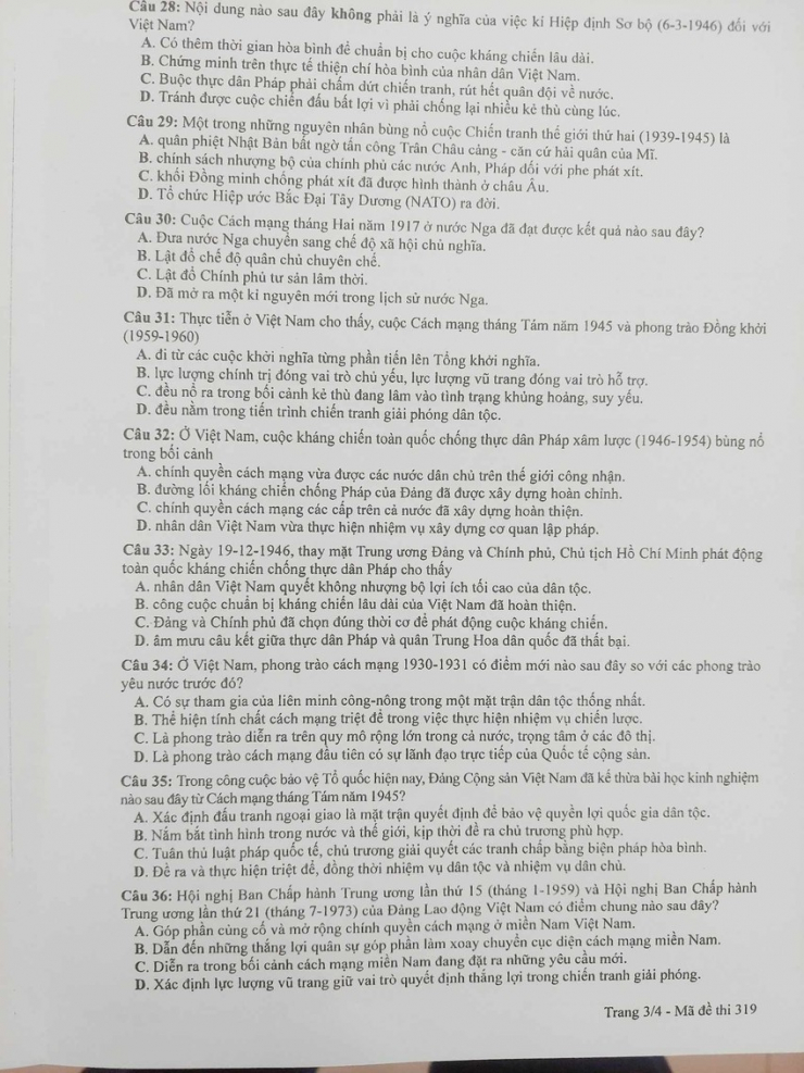 Đề thi THPT 2023 môn Lịch sử - 3