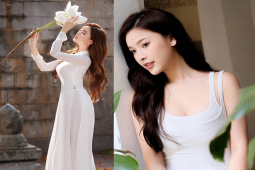 Đời sống Showbiz - Nhan sắc ngọt ngào, trong veo của người đẹp Áo dài Nguyễn Thị Hồng Trang