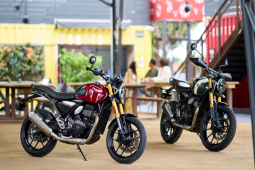 Xe máy - Xe đạp - Phát mê bộ đôi 2024 Triumph Speed 400 và Scrambler 400 X