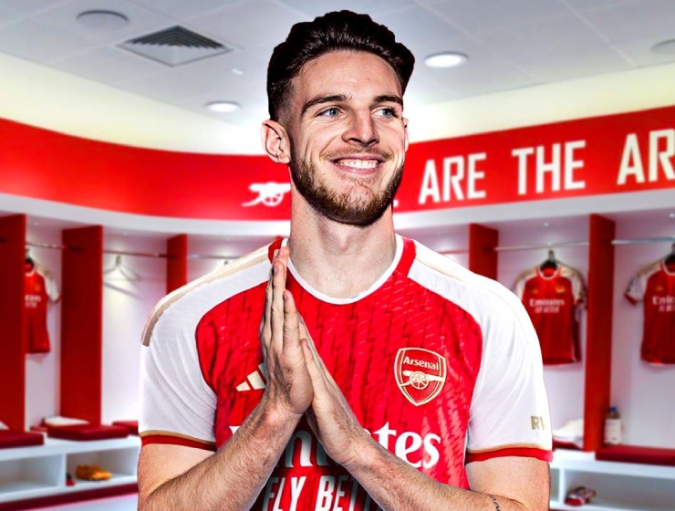 Declan Rice sẽ trở thành tân binh của Arsenal