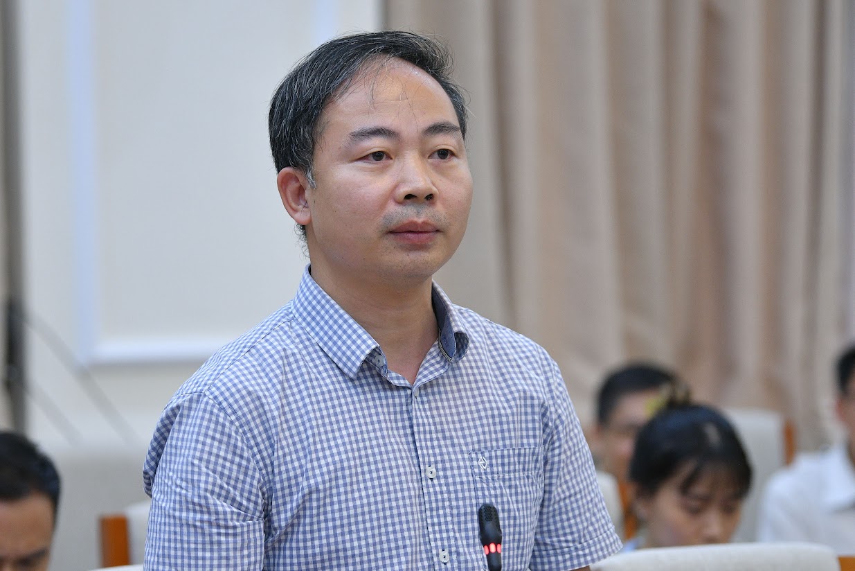 PGS Nguyễn Ngọc Hà, Trưởng Ban đề thi cấp quốc gia. (Ảnh: Bộ GD-ĐT).