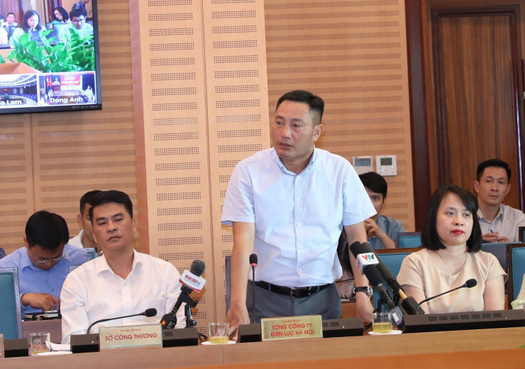 Ông Lê Ánh Dương, Phó Tổng Giám đốc Tổng Công ty Điện lực (EVN) TP Hà Nội